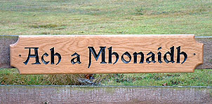 Gaelic House sign - House Signs