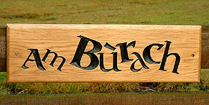 Am Burach - House Signs